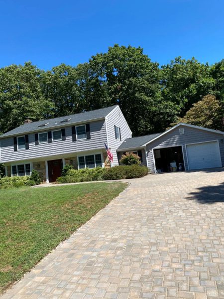 Interlock concrete paver driveway Babylon, Suffolk County