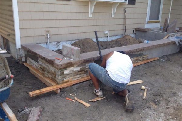 Building wall in Islip, 11751