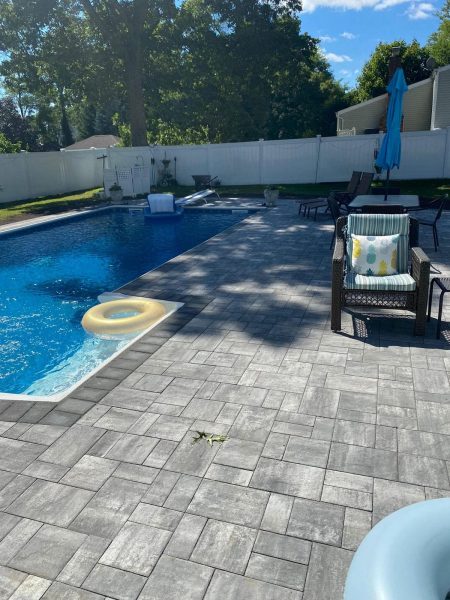 Our patio contractors working in Riverhead
