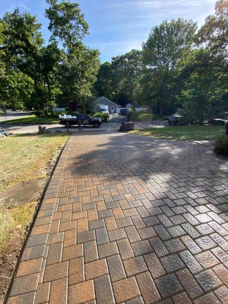 Paver driveway in Calverton, 11933